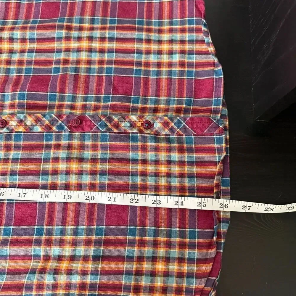 Outdoor Research Flannel Ceres Shirt Womens S Red Plaid Wool Blend Gorpcore
